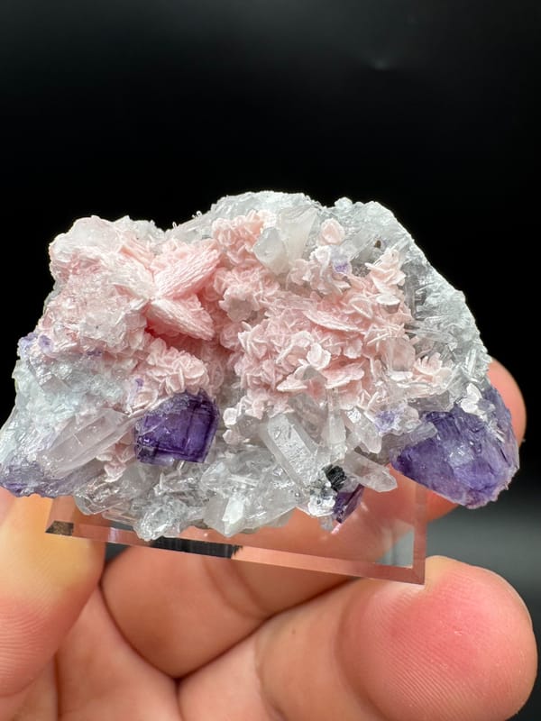 Rhodochrosite from Wuzhou, Guangxi, China, individual mineral specimen view 8