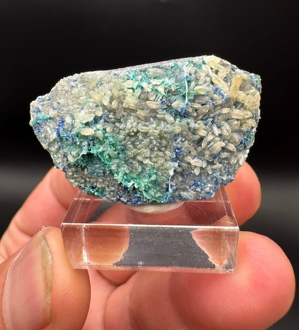 Cerussite, individual mineral specimen view 1 for a mineral collection