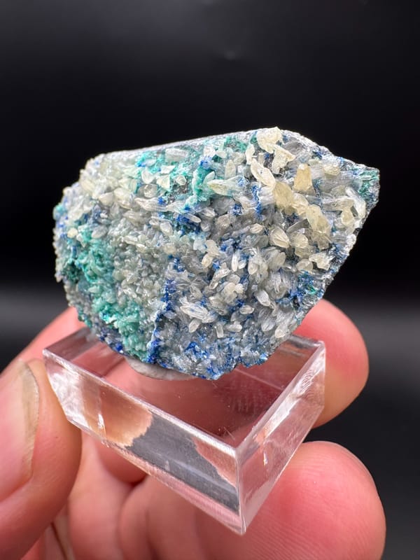 Cerussite, individual mineral specimen view 2 for a mineral collection