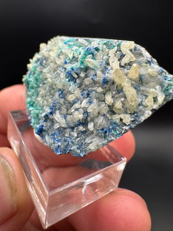 Cerussite, individual mineral specimen view 7 for a mineral collection