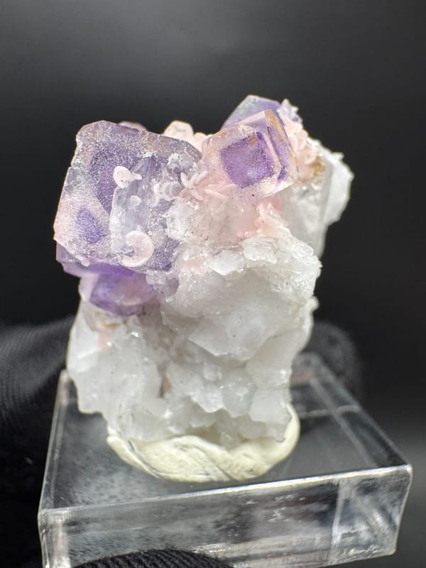 Fluorite from Wuzhou, Guangxi, China, individual mineral specimen view 6