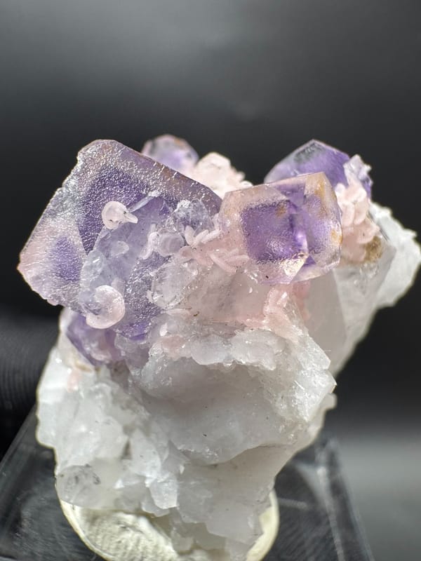 Fluorite from Wuzhou, Guangxi, China, individual mineral specimen view 7