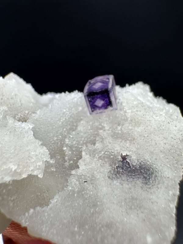 Fluorite from Henan, China, individual mineral specimen view 4