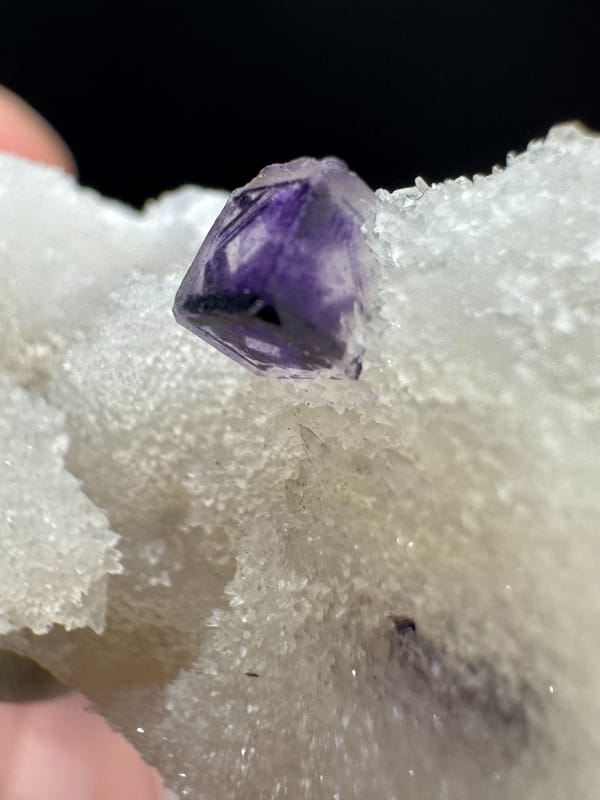 Fluorite from Henan, China, individual mineral specimen view 5