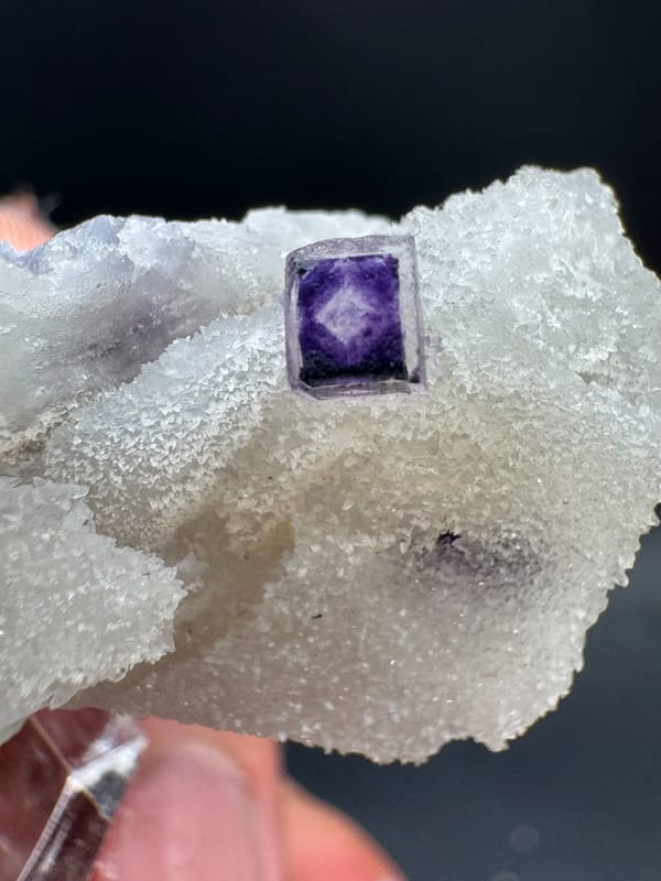 Fluorite from Henan, China, individual mineral specimen view 6