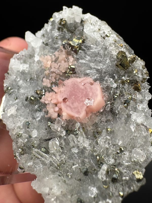 Rhodochrosite from Wuzhou, Guangxi, China, individual mineral specimen view 3