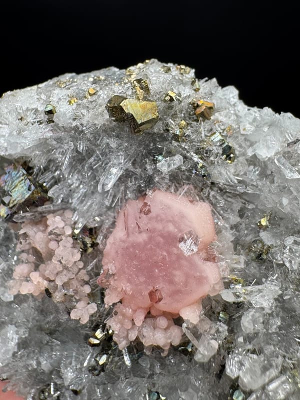 Rhodochrosite from Wuzhou, Guangxi, China, individual mineral specimen view 4