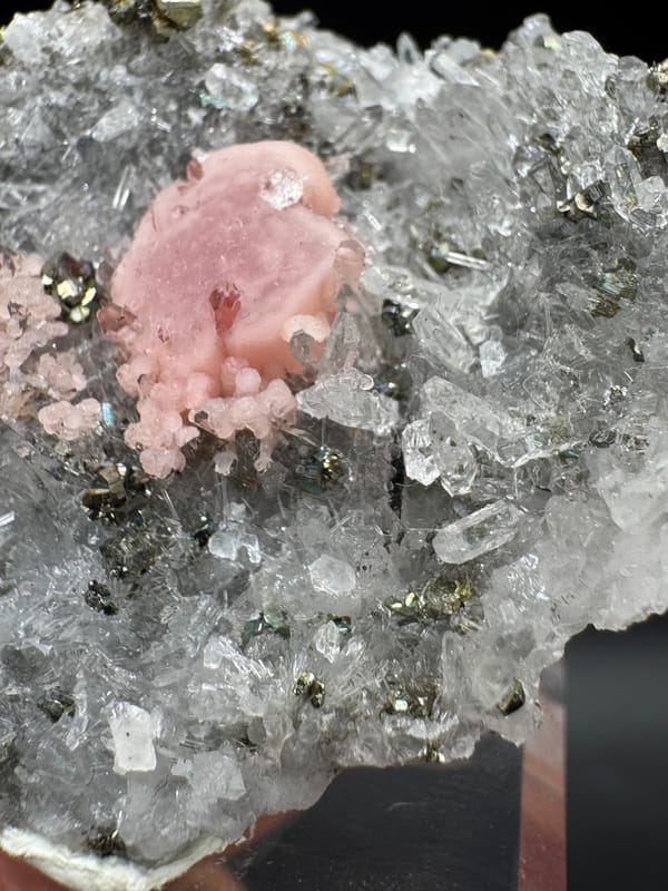 Rhodochrosite from Wuzhou, Guangxi, China, individual mineral specimen view 6