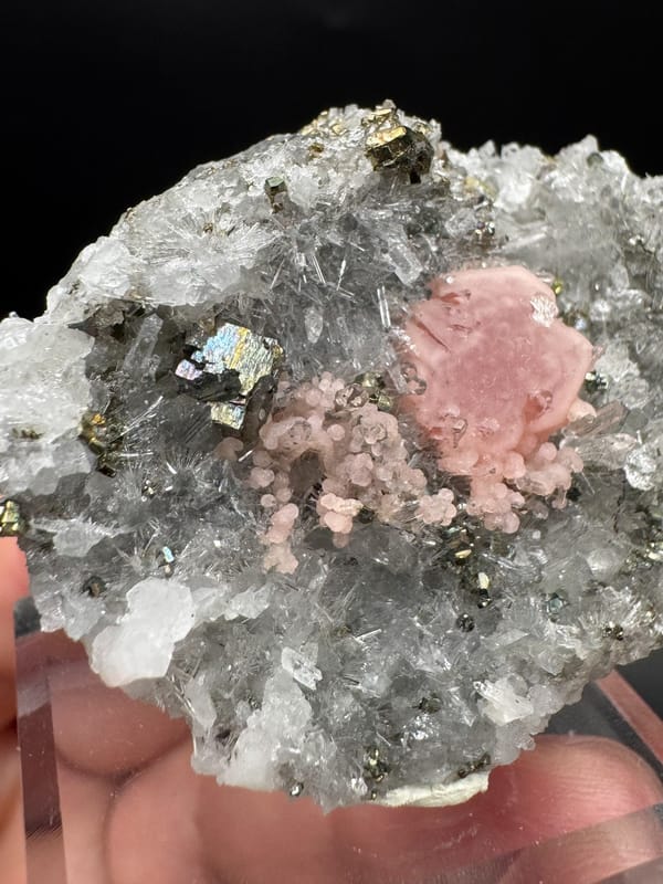 Rhodochrosite from Wuzhou, Guangxi, China, individual mineral specimen view 7