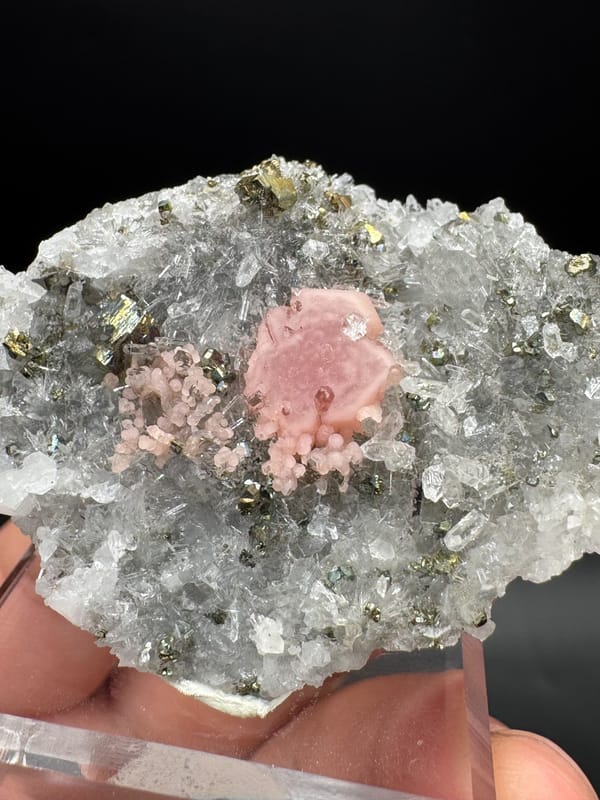 Rhodochrosite from Wuzhou, Guangxi, China, individual mineral specimen view 8