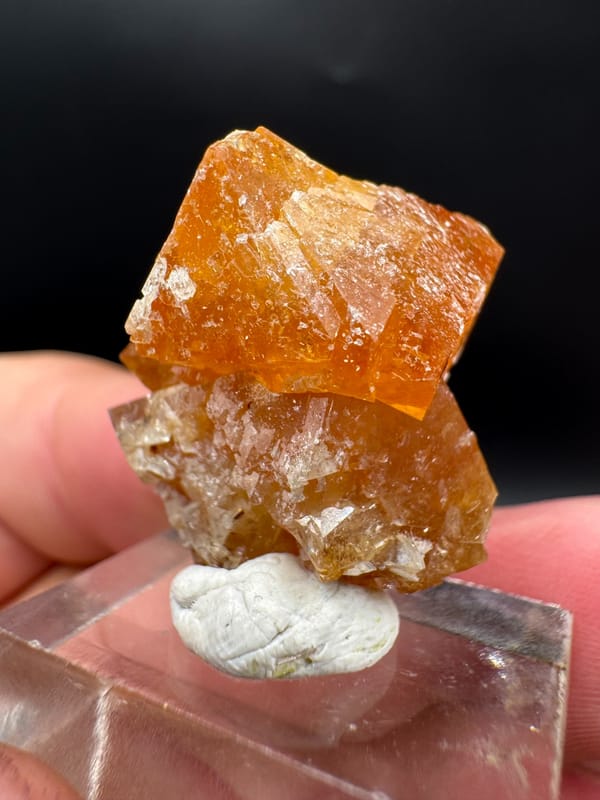 Scheelite from Sichuan, China, individual mineral specimen view 4