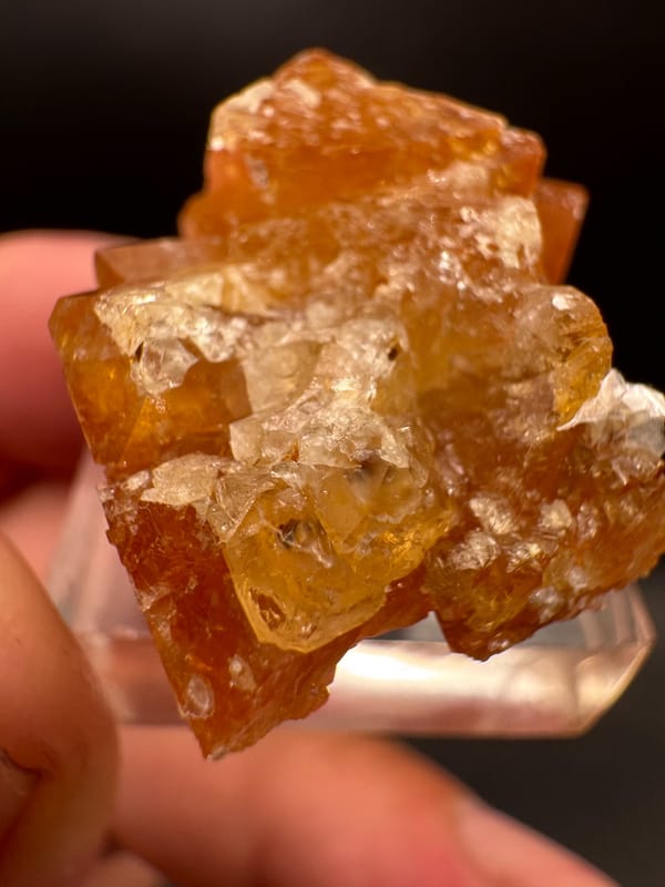 Scheelite from Sichuan, China, individual mineral specimen view 6