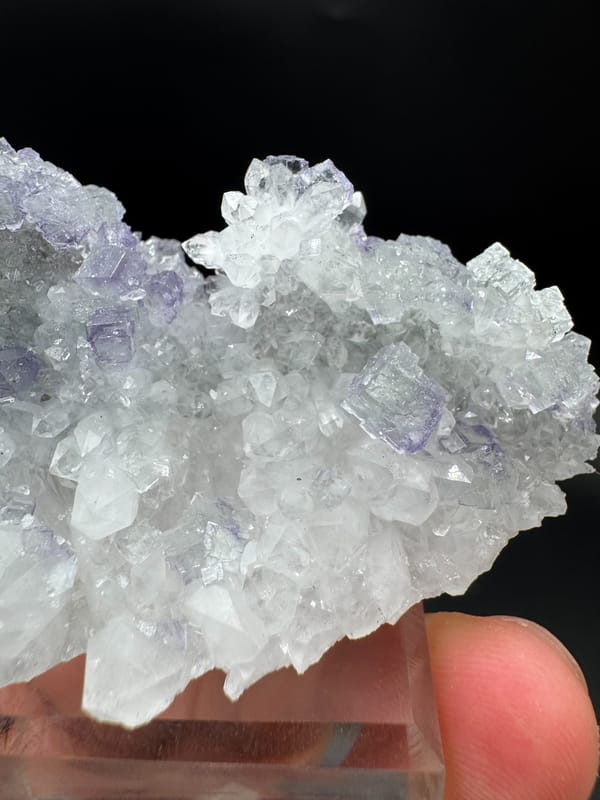 Fluorite from Wuzhou, Guangxi, China, individual mineral specimen view 2