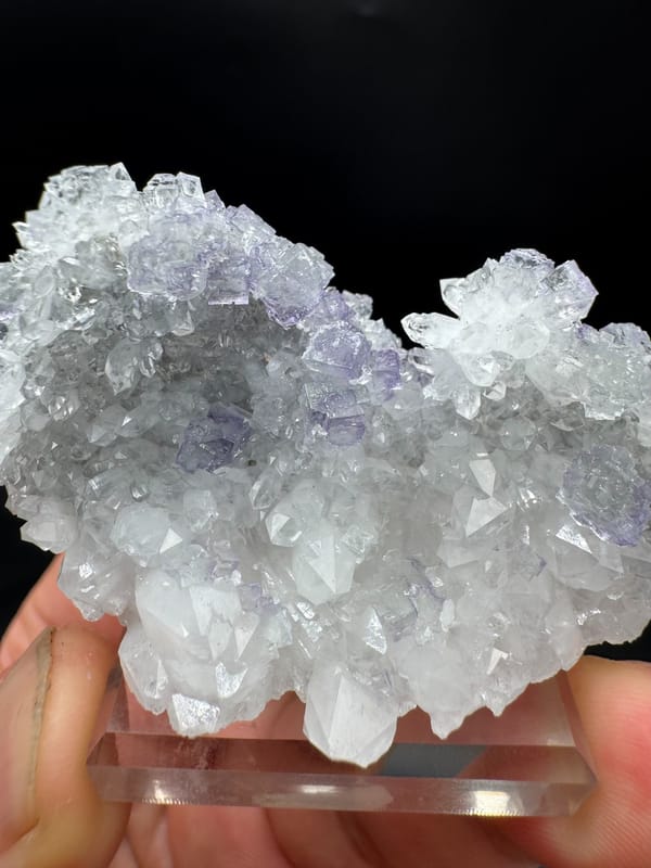 Fluorite from Wuzhou, Guangxi, China, individual mineral specimen view 3