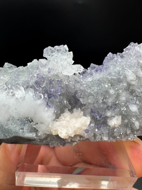 Fluorite from Wuzhou, Guangxi, China, individual mineral specimen view 4