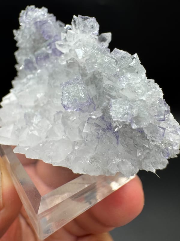 Fluorite from Wuzhou, Guangxi, China, individual mineral specimen view 5