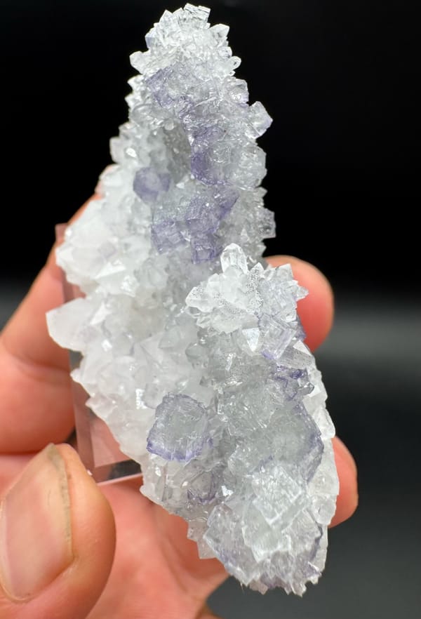 Fluorite from Wuzhou, Guangxi, China, individual mineral specimen view 7