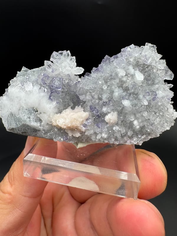 Fluorite from Wuzhou, Guangxi, China, individual mineral specimen view 8