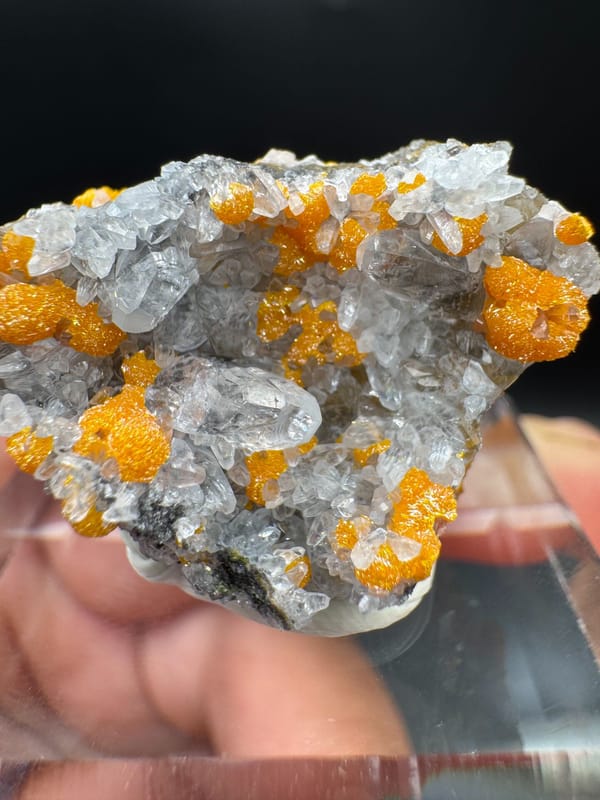 Calcite from Shimen, Hunan, China, individual mineral specimen view 2