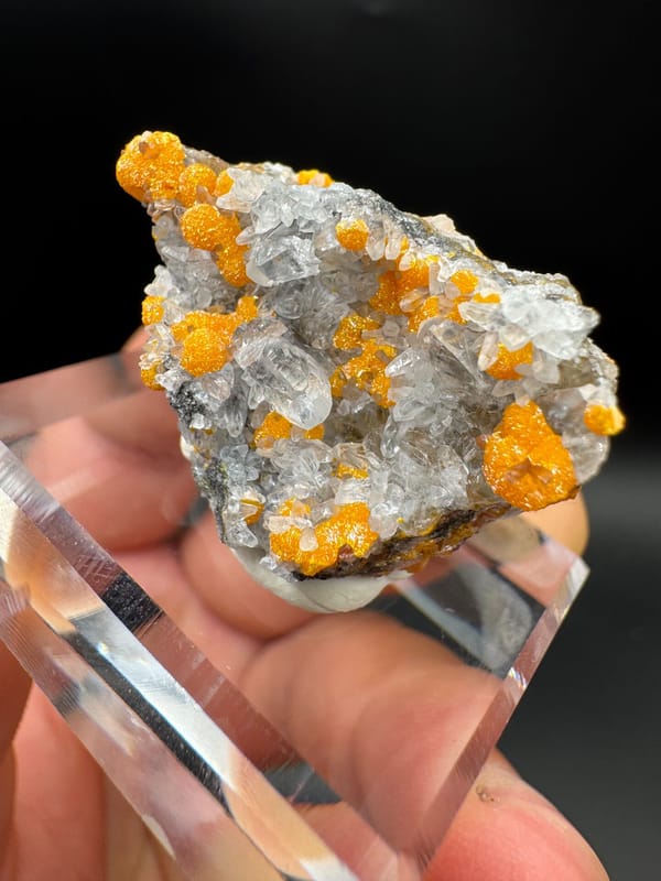 Calcite from Shimen, Hunan, China, individual mineral specimen view 3