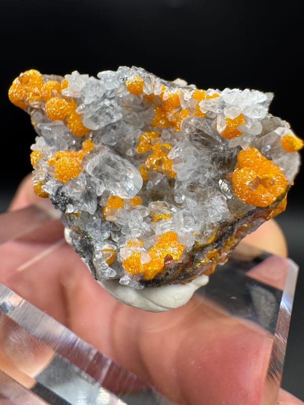 Calcite from Shimen, Hunan, China, individual mineral specimen view 4