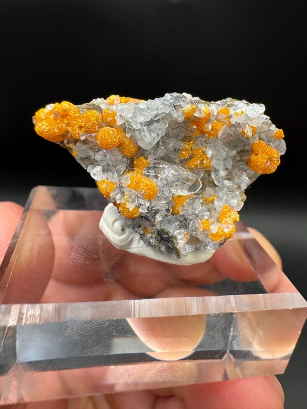Calcite from Shimen, Hunan, China, individual mineral specimen view 6