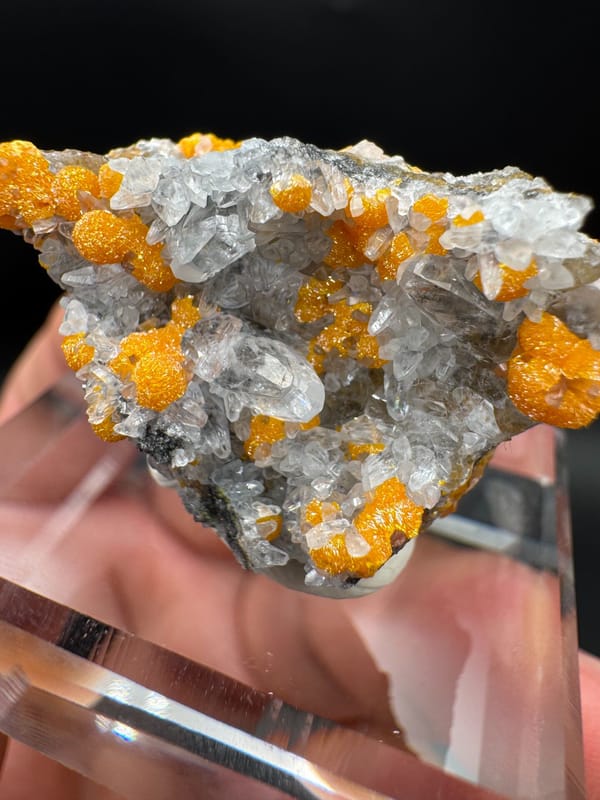 Calcite from Shimen, Hunan, China, individual mineral specimen view 7