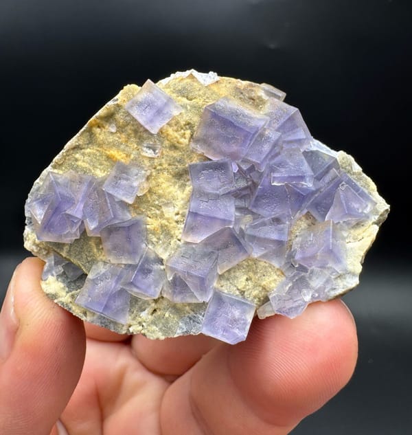 Fluorite from Yunnan, China, individual mineral specimen view 1