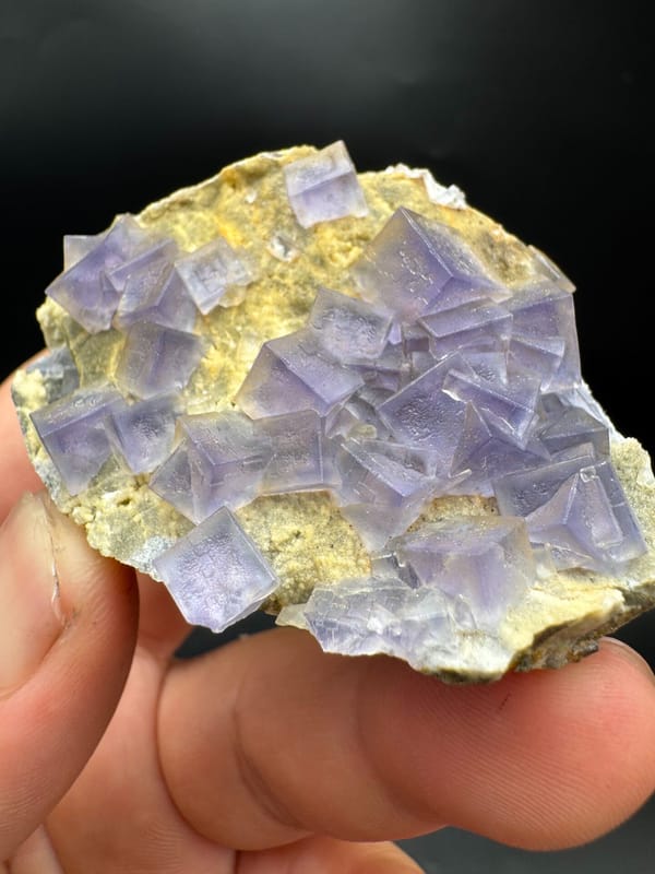 Fluorite from Yunnan, China, individual mineral specimen view 4