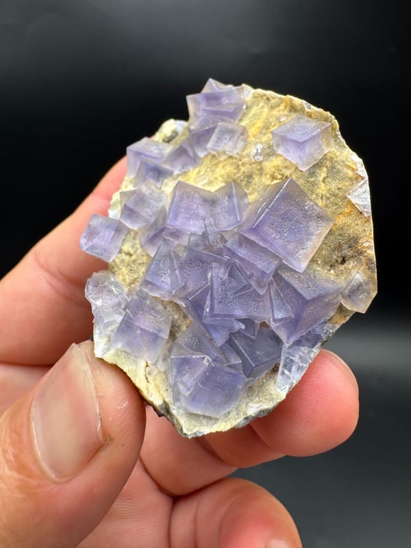 Fluorite from Yunnan, China, individual mineral specimen view 7
