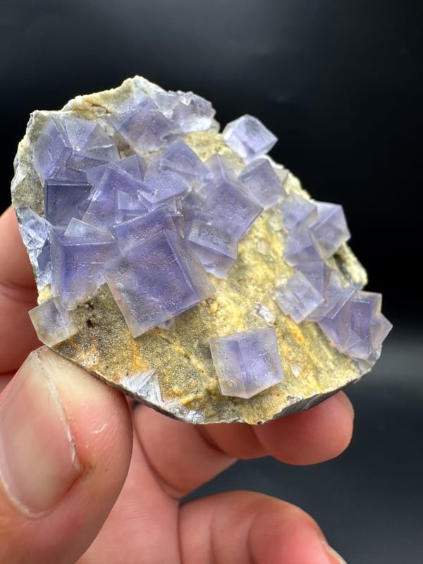 Fluorite from Yunnan, China, individual mineral specimen view 8