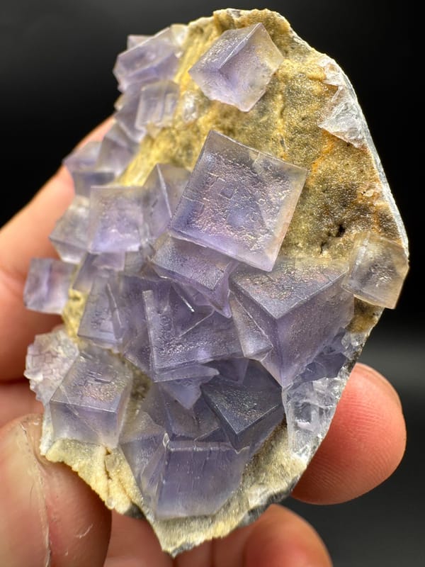 Fluorite from Yunnan, China, individual mineral specimen view 9