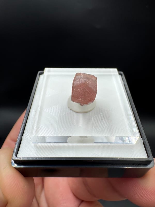 Rhodochrosite from Guangxi, China, individual mineral specimen view 1