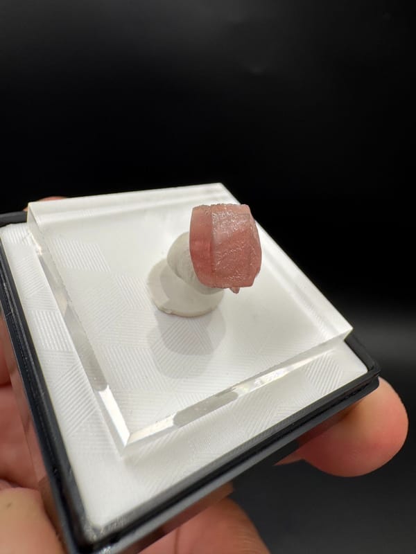 Rhodochrosite from Guangxi, China, individual mineral specimen view 2