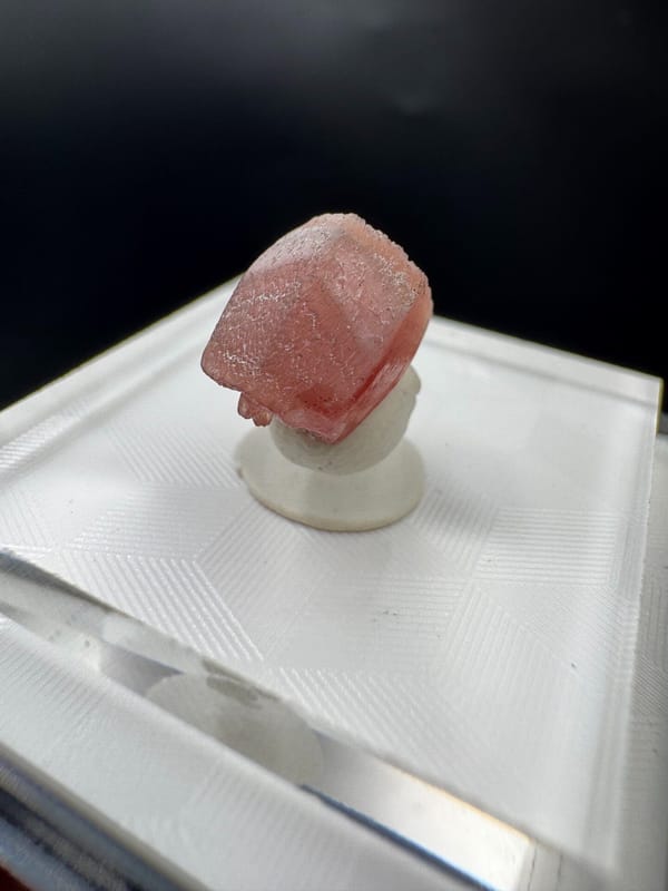 Rhodochrosite from Guangxi, China, individual mineral specimen view 4