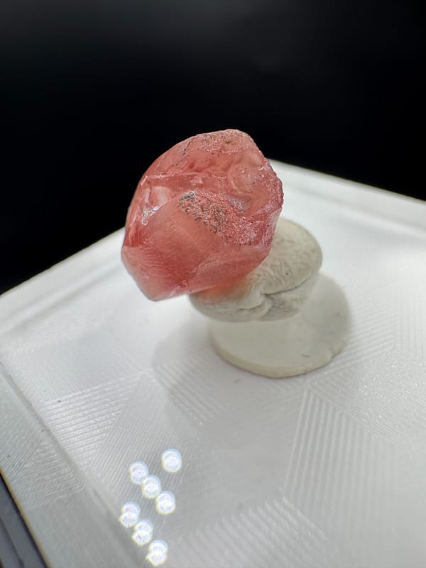 Rhodochrosite from Guangxi, China, individual mineral specimen view 7