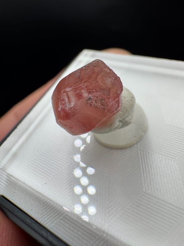Rhodochrosite from Guangxi, China, individual mineral specimen view 9