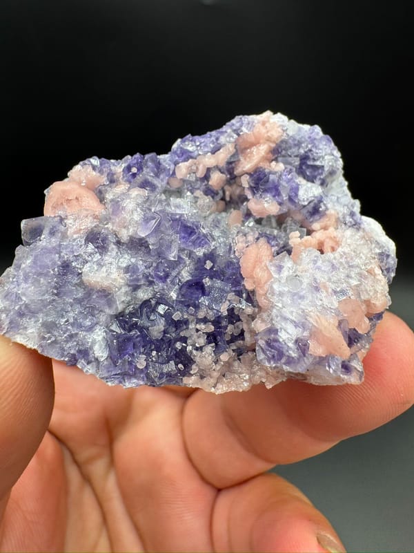 Rhodochrosite from Guangxi, China, individual mineral specimen view 1