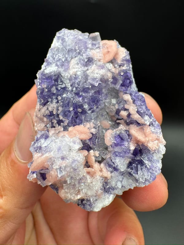 Rhodochrosite from Guangxi, China, individual mineral specimen view 7