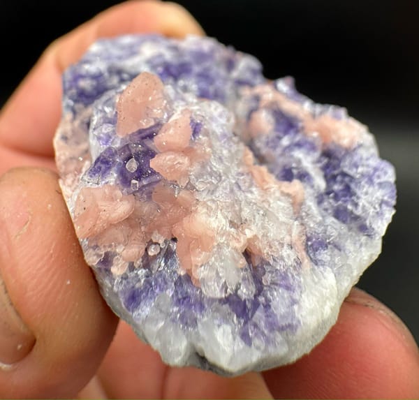 Rhodochrosite from Guangxi, China, individual mineral specimen view 8