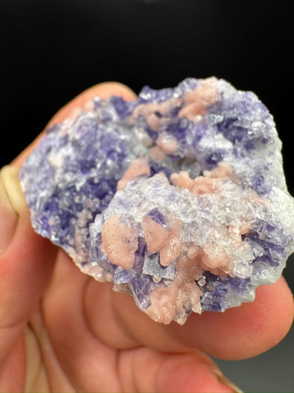 Rhodochrosite from Guangxi, China, individual mineral specimen view 9
