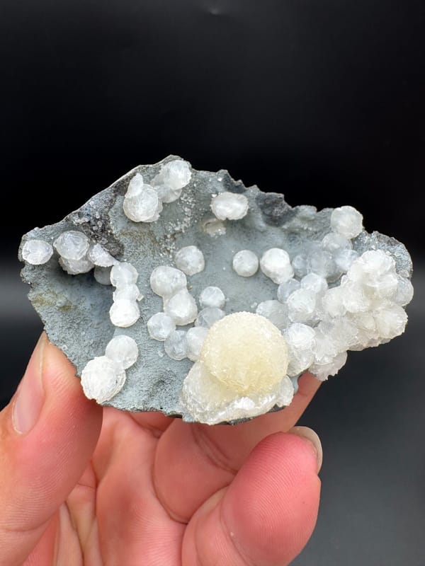 Calcite from Zhejiang, China, individual mineral specimen view 1