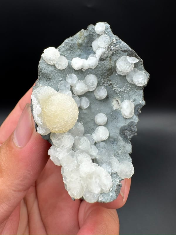 Calcite from Zhejiang, China, individual mineral specimen view 3