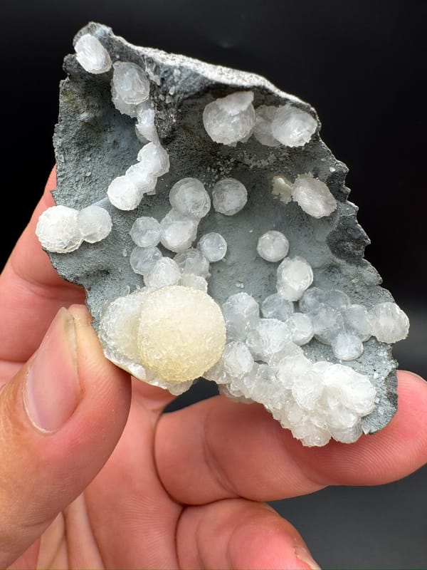 Calcite from Zhejiang, China, individual mineral specimen view 9