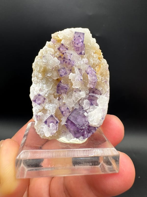 Fluorite from Luoyang, Henan, China, individual mineral specimen view 1