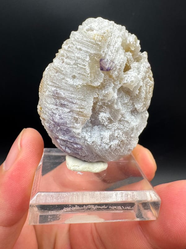 Fluorite from Luoyang, Henan, China, individual mineral specimen view 3