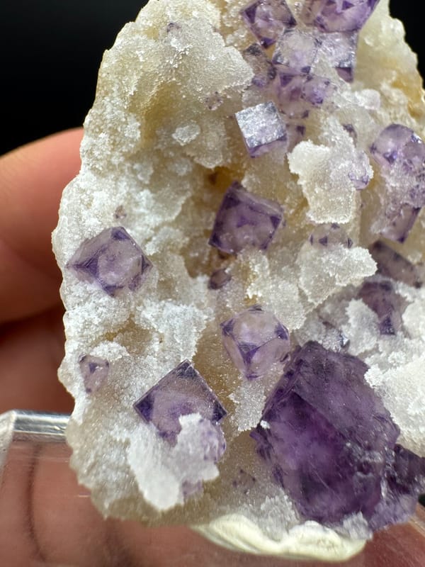Fluorite from Luoyang, Henan, China, individual mineral specimen view 5