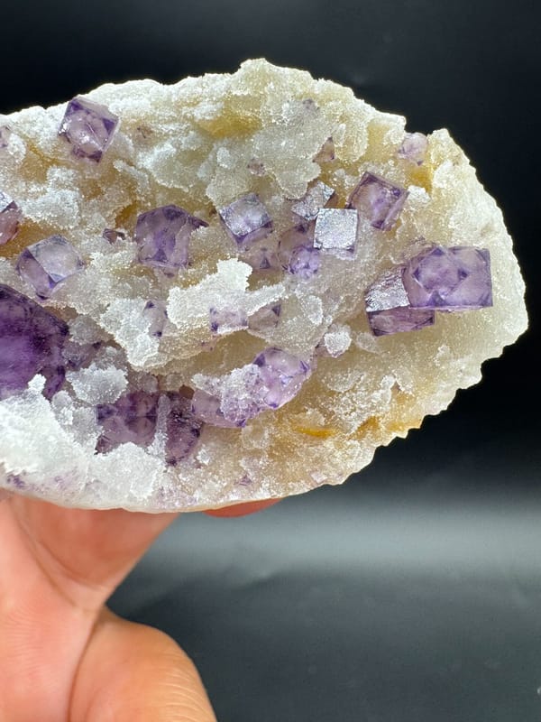 Fluorite from Luoyang, Henan, China, individual mineral specimen view 6