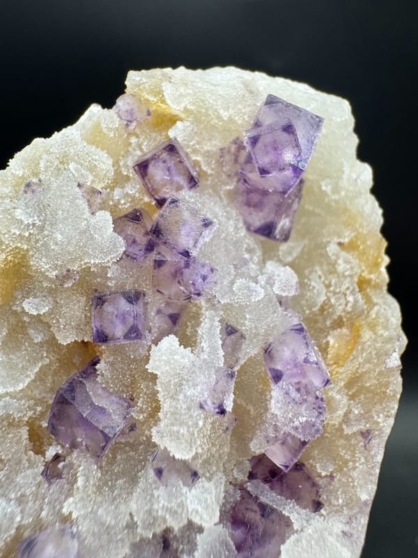 Fluorite from Luoyang, Henan, China, individual mineral specimen view 7