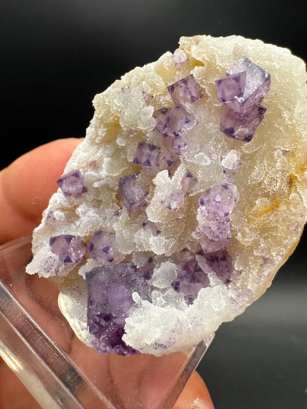 Fluorite from Luoyang, Henan, China, individual mineral specimen view 8